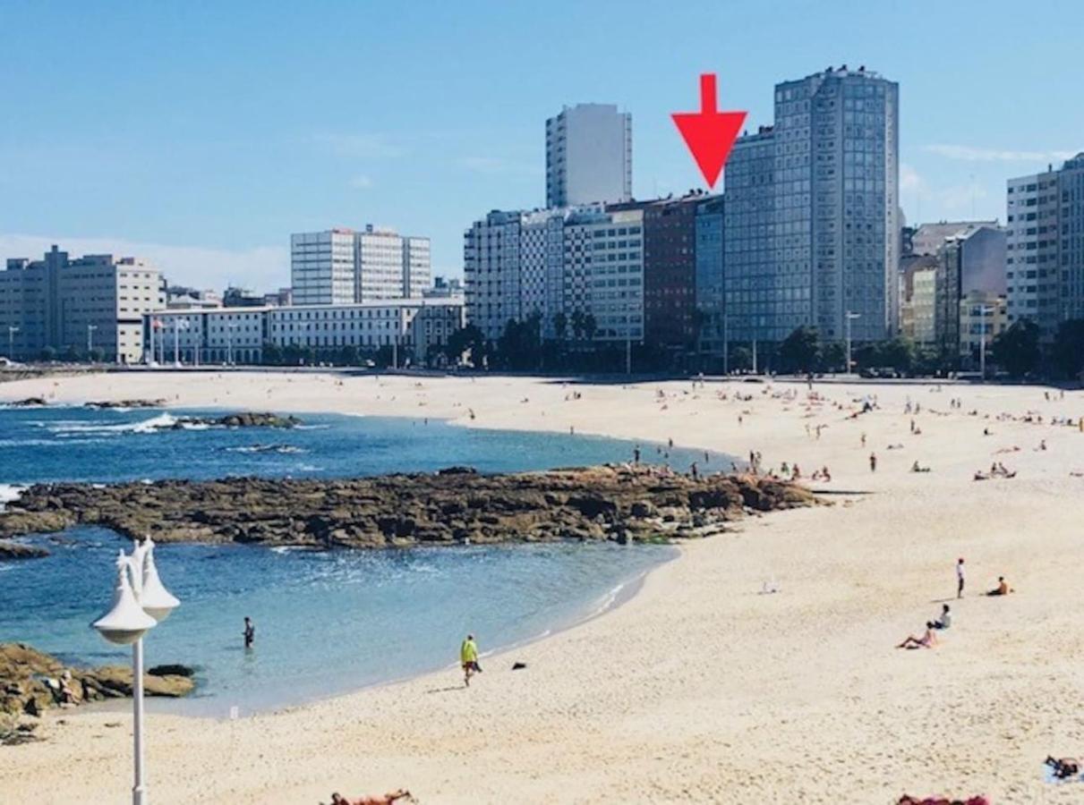 Vivienda Con Increibles Vistas A La Playa De Riazor Apartment A Coruña Exterior foto