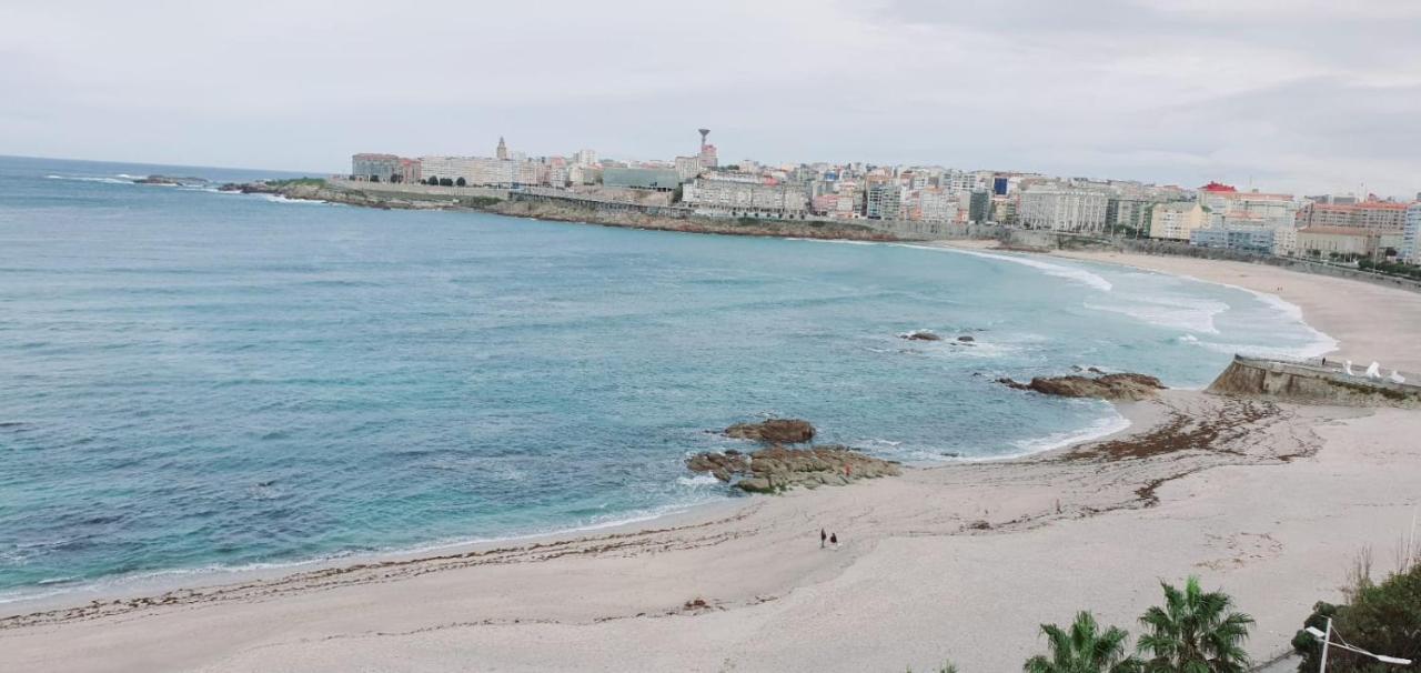 Vivienda Con Increibles Vistas A La Playa De Riazor Apartment A Coruña Exterior foto